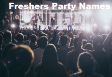 Freshers Party Names