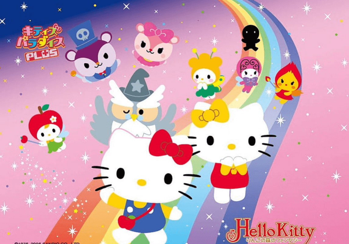 Wallpaper:4v_Jk3uvkds= Hello Kitty and Friends